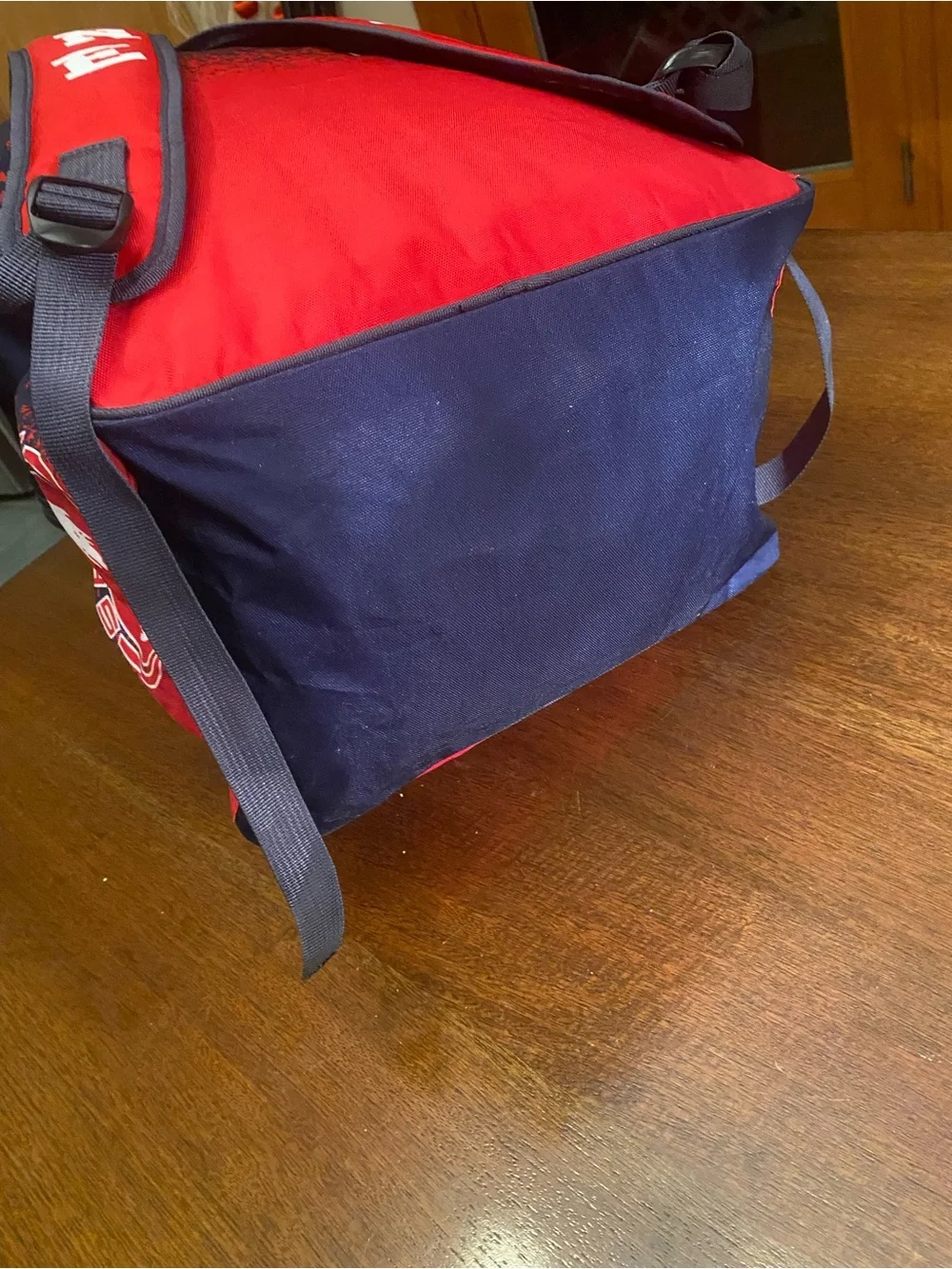 Diamond All American Bowl Youth Backpack 3-Pocket Zip Adjustable Red/Blue